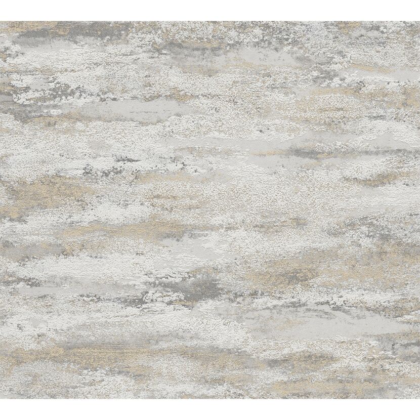 Vliestapete beige grau weiß Wellenmuster