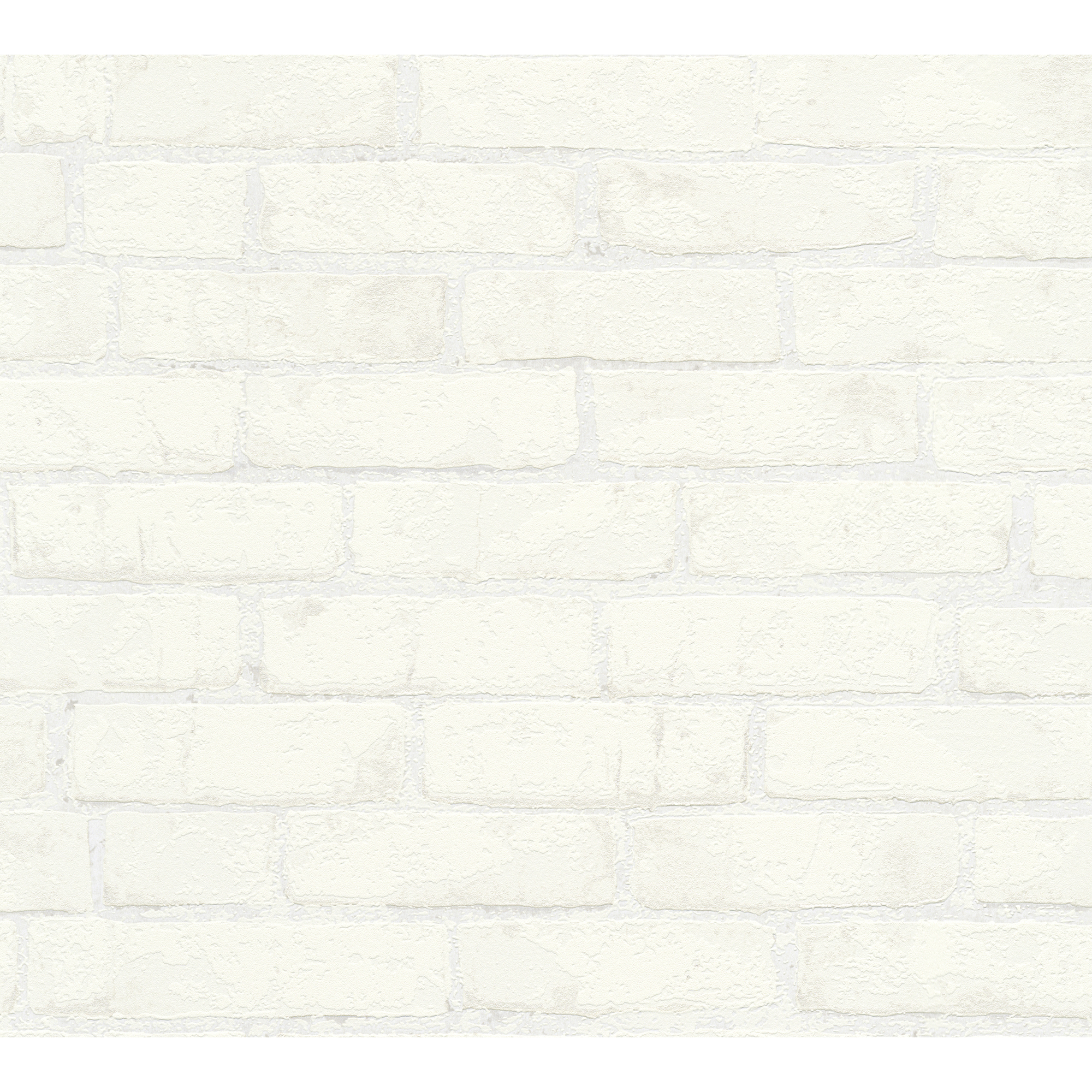 Vliestapete 'Shades of White' Steinwand weiß/silber 10,05 x 0,53 m + product picture