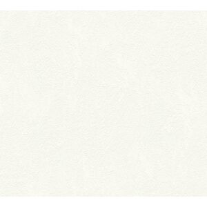 Vliestapete 'Shades of White' Schaum Uni weiß 15 x 0,53 m