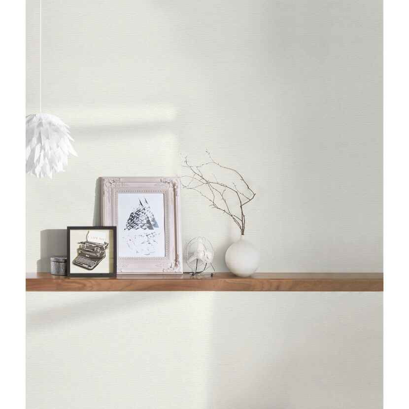 Vliestapete Shades of White Textil 15m