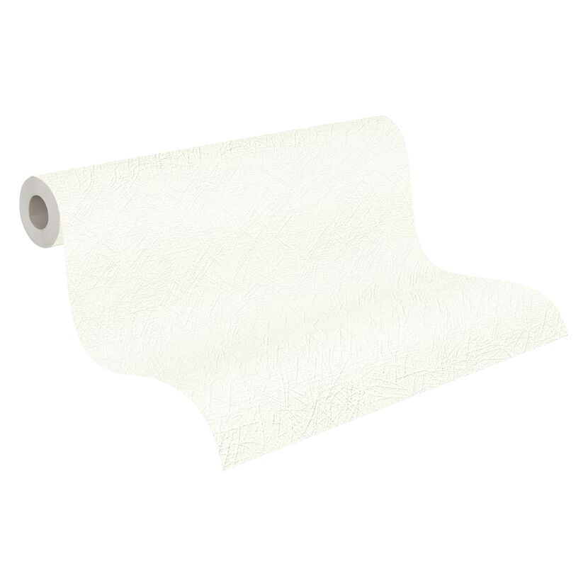 Rolle weiße Vliestapete mit Lederstruktur