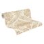 Rolle cremefarbene Tapete mit goldbraunem Ornamentmuster