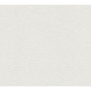 Vliestapete 'Antigua' Uni Leinenstruktur creme 0,53 x 10,05 m