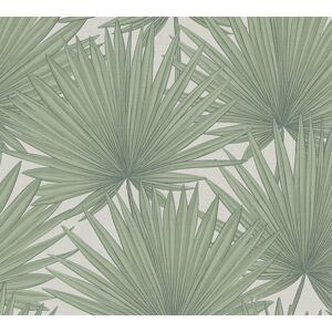 Vliestapete 'Antigua' Palmenblatt grün 10,05 x 0,53 m