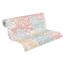 Rolle Vliestapete Mesto mit Blumenmuster in Rosa, Blau und Gelb