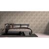 Schlafzimmer mit Barocktapete Mesto in Beige