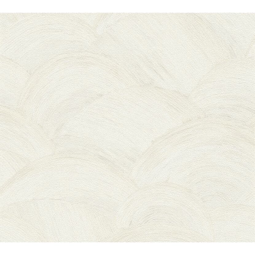 Beige Vliestapete Mesto mit Wellenmuster