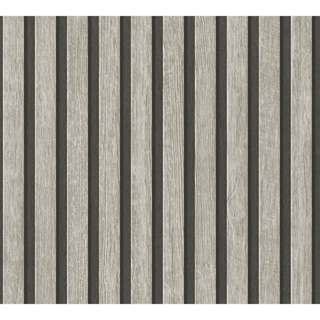 Graue und beige Holzbretter