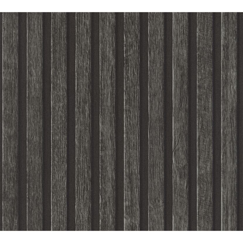 Schwarze Holzpaneele