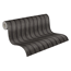 Vliestapete 'Pint Walls' Holzpaneele schwarz 0,53 x 10,05 m