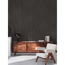 Vliestapete 'Pint Walls' Holzpaneele schwarz 0,53 x 10,05 m