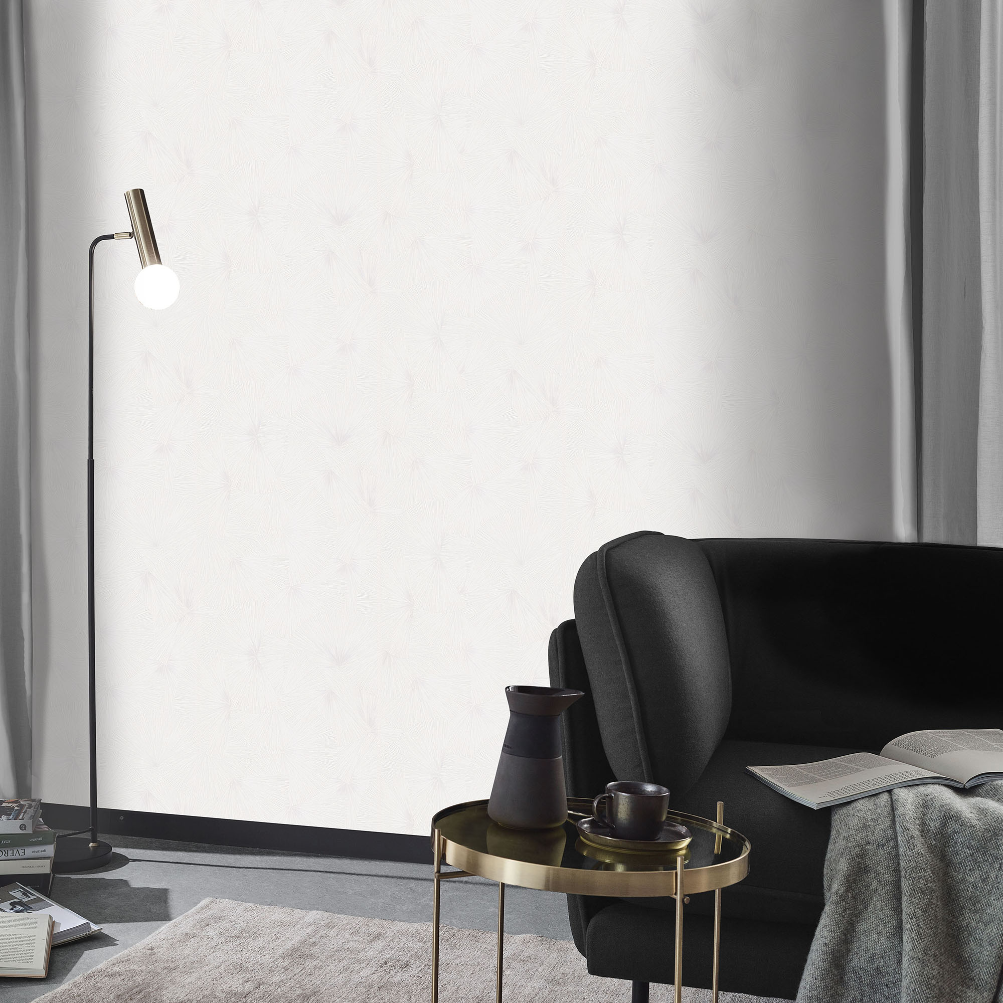 Vliestapete Guido Maria Kretschmer '10219-01 Fashion for Walls 3' Grafisch weiß 0,53 x 10,05 m