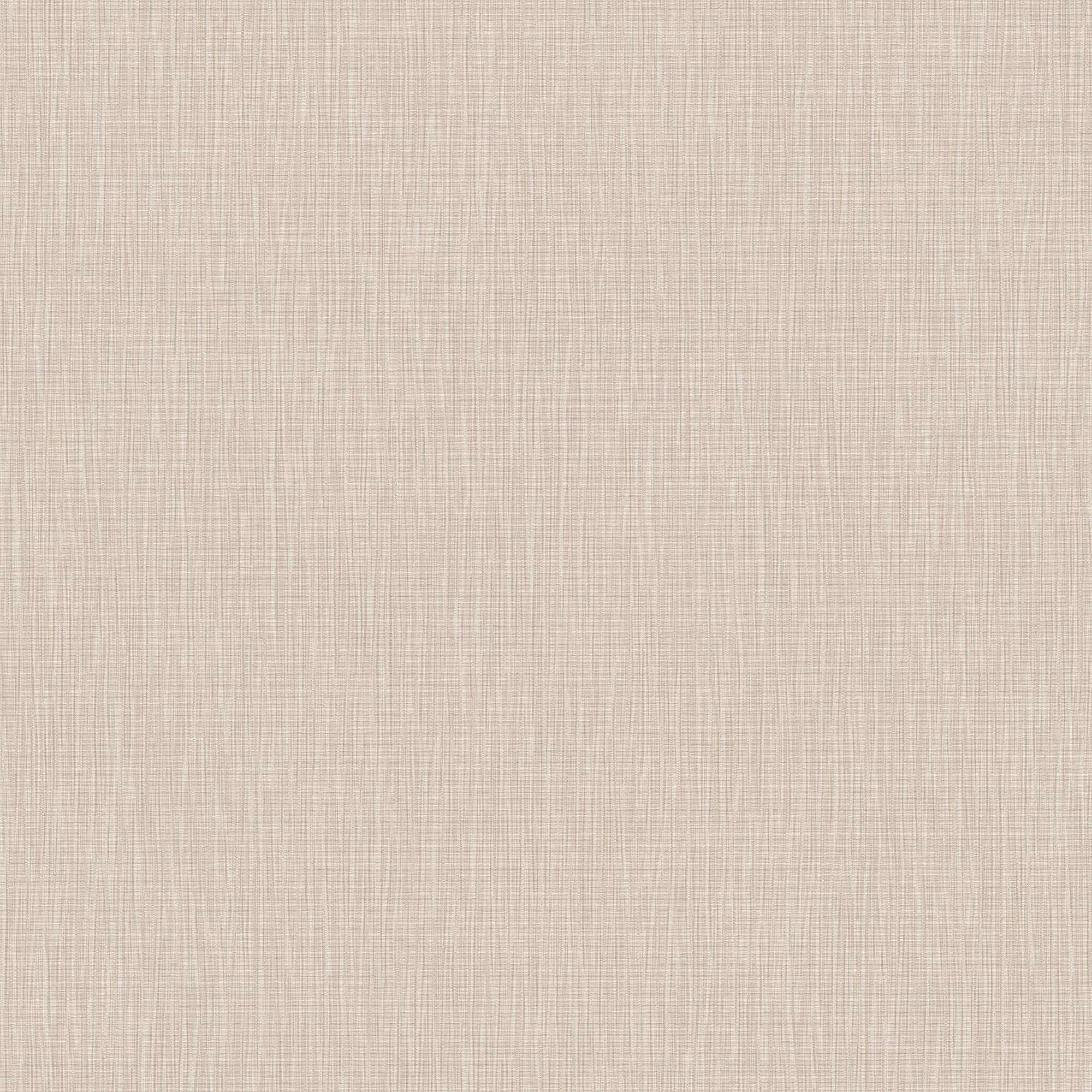 Beige Vliestapete mit feiner Struktur