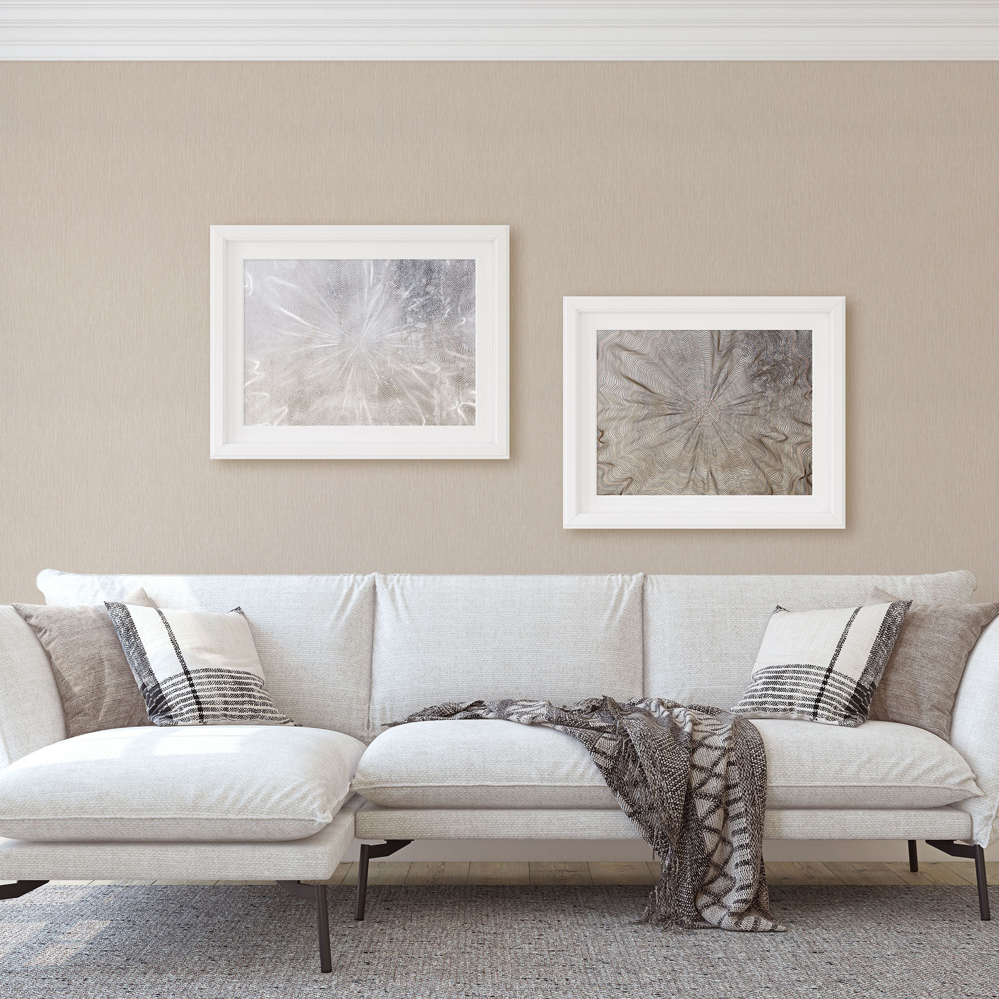 Vliestapete Guido Maria Kretschmer '10376-02 Fashion for Walls 4' Uni beige 0,53 x 10,05 m