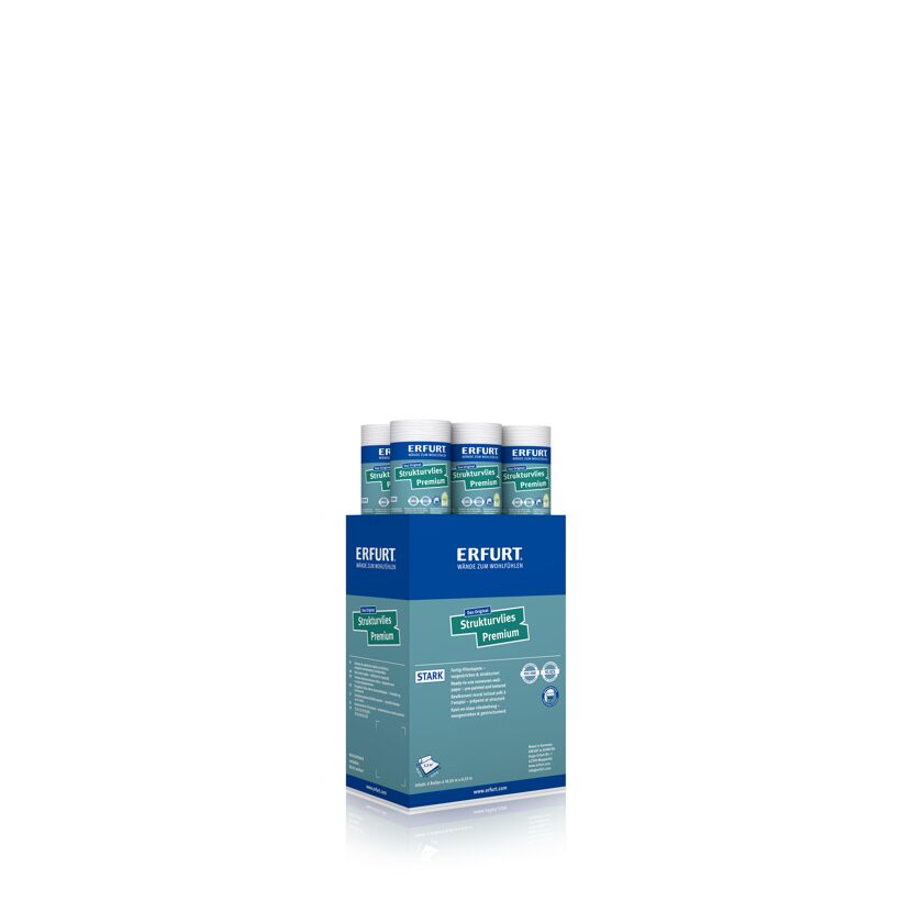 Strukturvlies-Tapete 'Premium 502' weiß 0,53 x 10,05 m