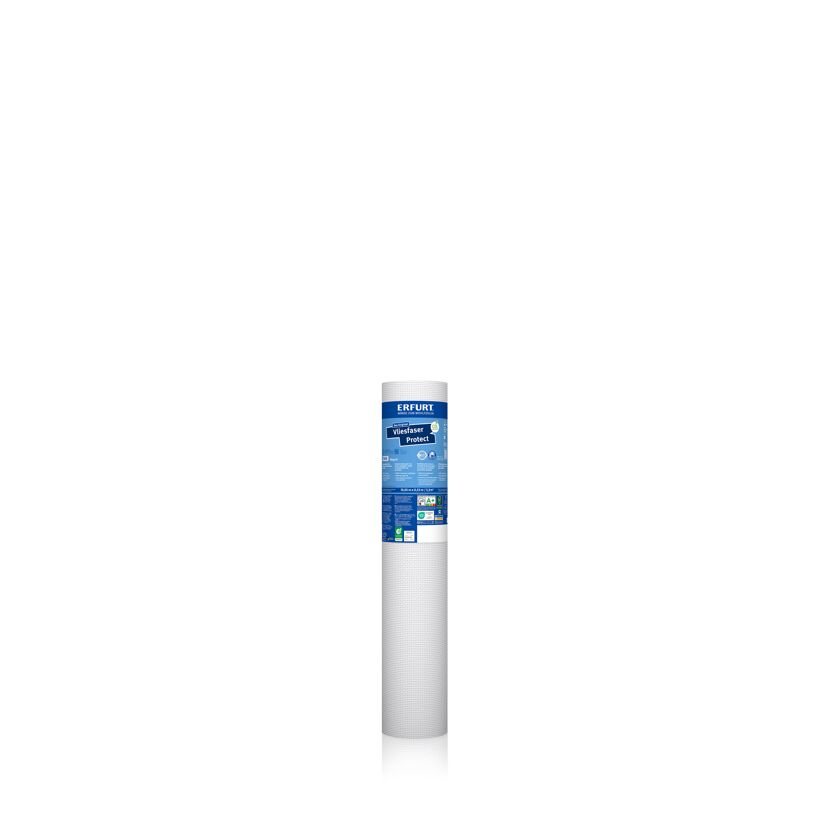 Vliesfaser-Tapete 'Protect 201' weiß 0,53 x 10,05 m