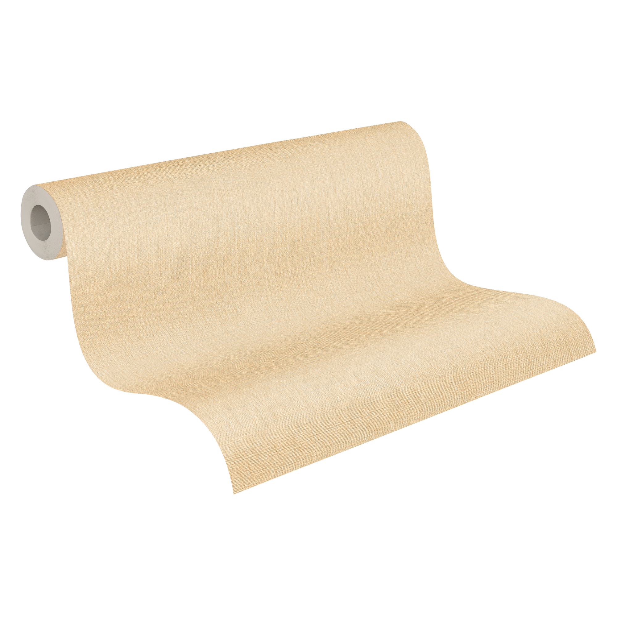 Beige Vliestapete aufgerollt