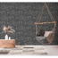 Vliestapete 'Elements 2' 3D Steinmauer grau/schwarz 0,53 x 10,05 m
