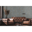 Vliestapete 'Stories of Life' Patina Effekt petrol/metallic-goldfarben 0,53 x 10,05 m
