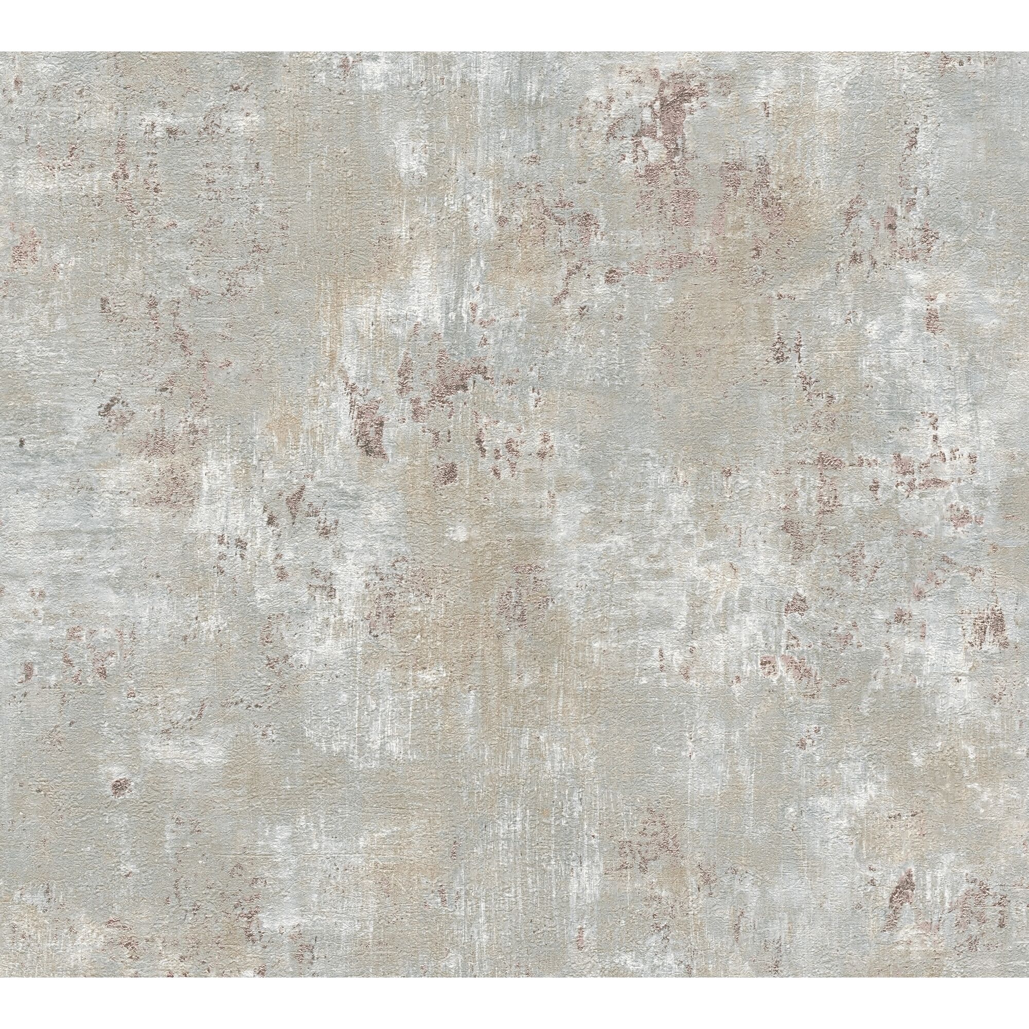 Graue Betonoptik mit rostigen Akzenten