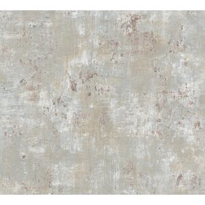 Vliestapete 'Stories of Life' Patina Effekt beige/metallic-kupfer 10,05 x 0,53 m