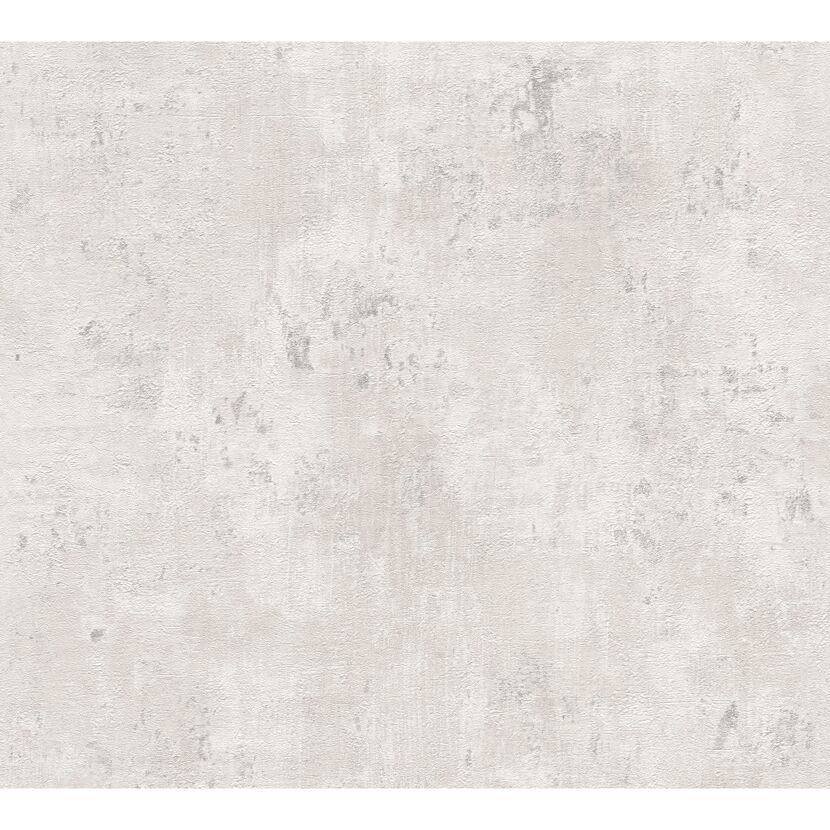 Cremefarbene Tapete mit Betonoptik