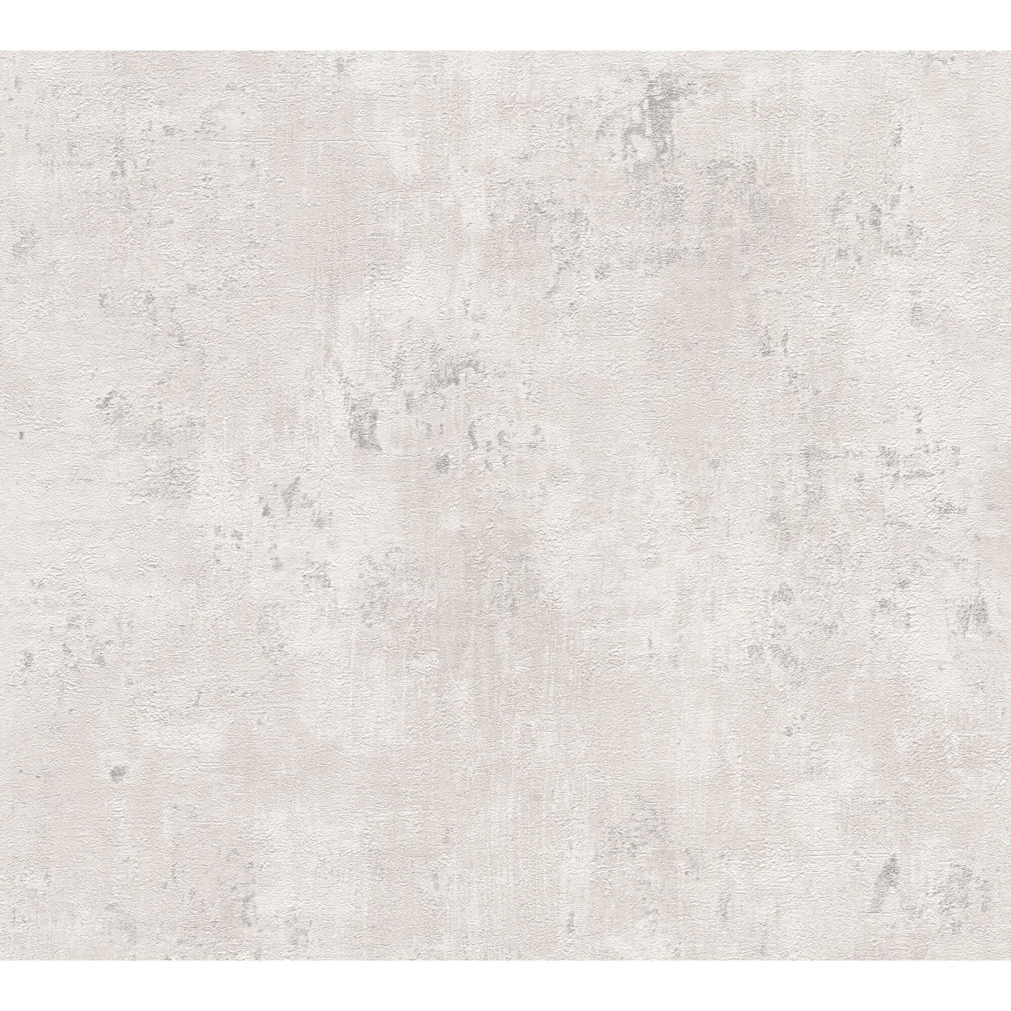 Cremefarbene Tapete mit Betonoptik