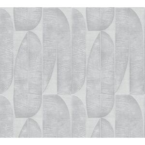 Vliestapete 'Stories of Life' Grafische Elemente hellgrau 0,53 x 10,05 m