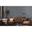 Vliestapete 'Stories of Life' Grafische Elemente dunkelgrau 0,53 x 10,05 m