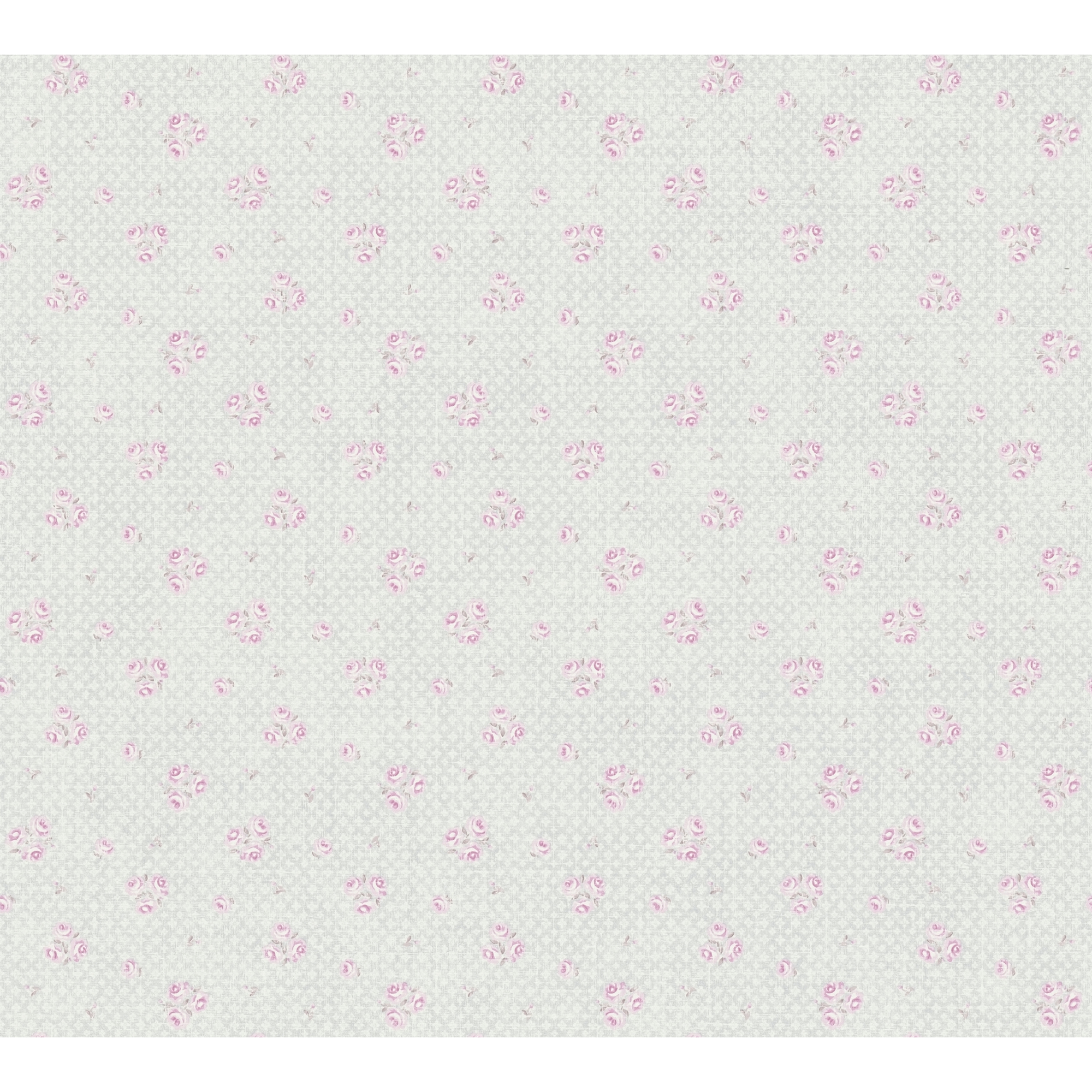 Vliestapete 'Maison Charme' Vintage Rosenmuster grau/rosa 10,05 x 0,53 m + product picture