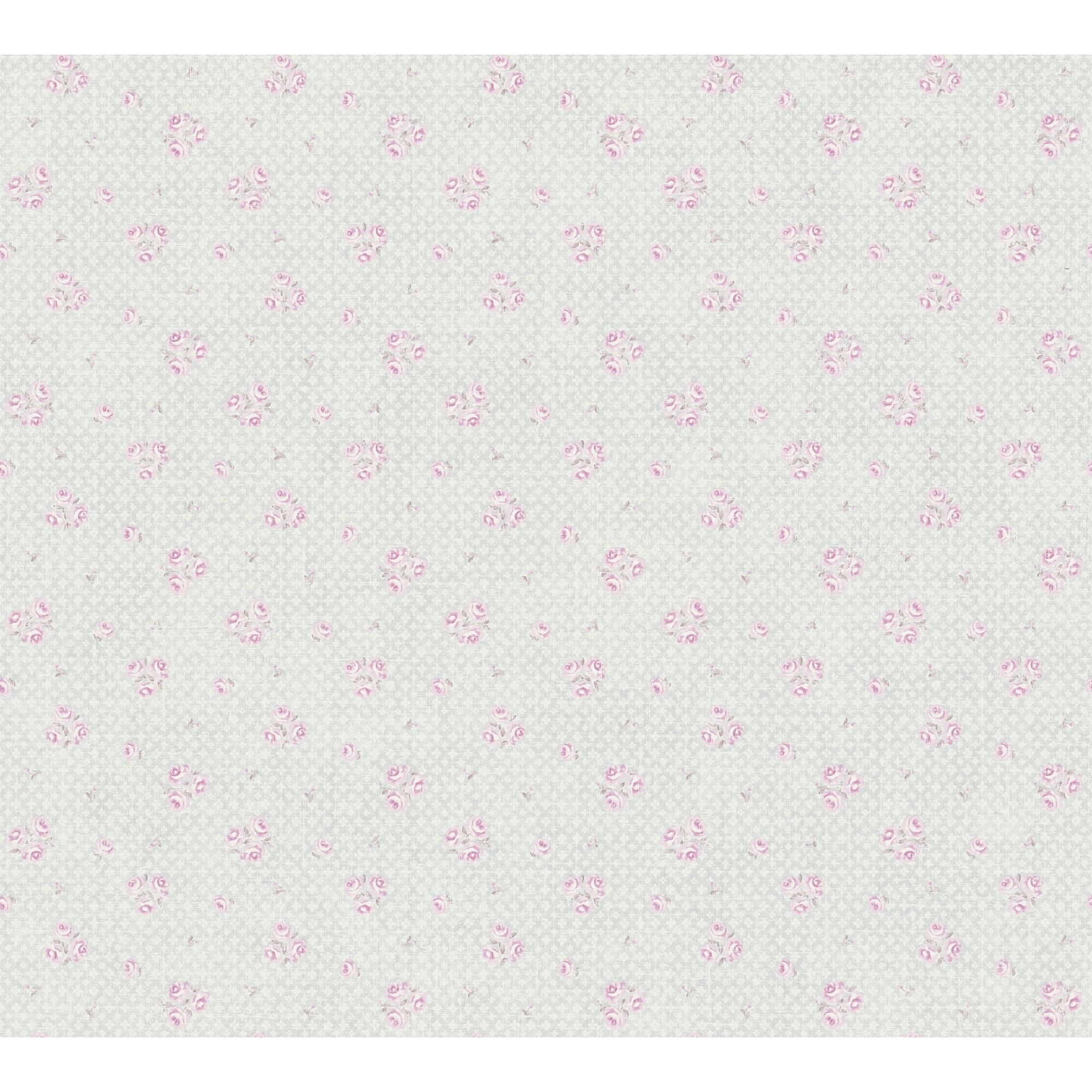 Helles Muster mit kleinen Rosen