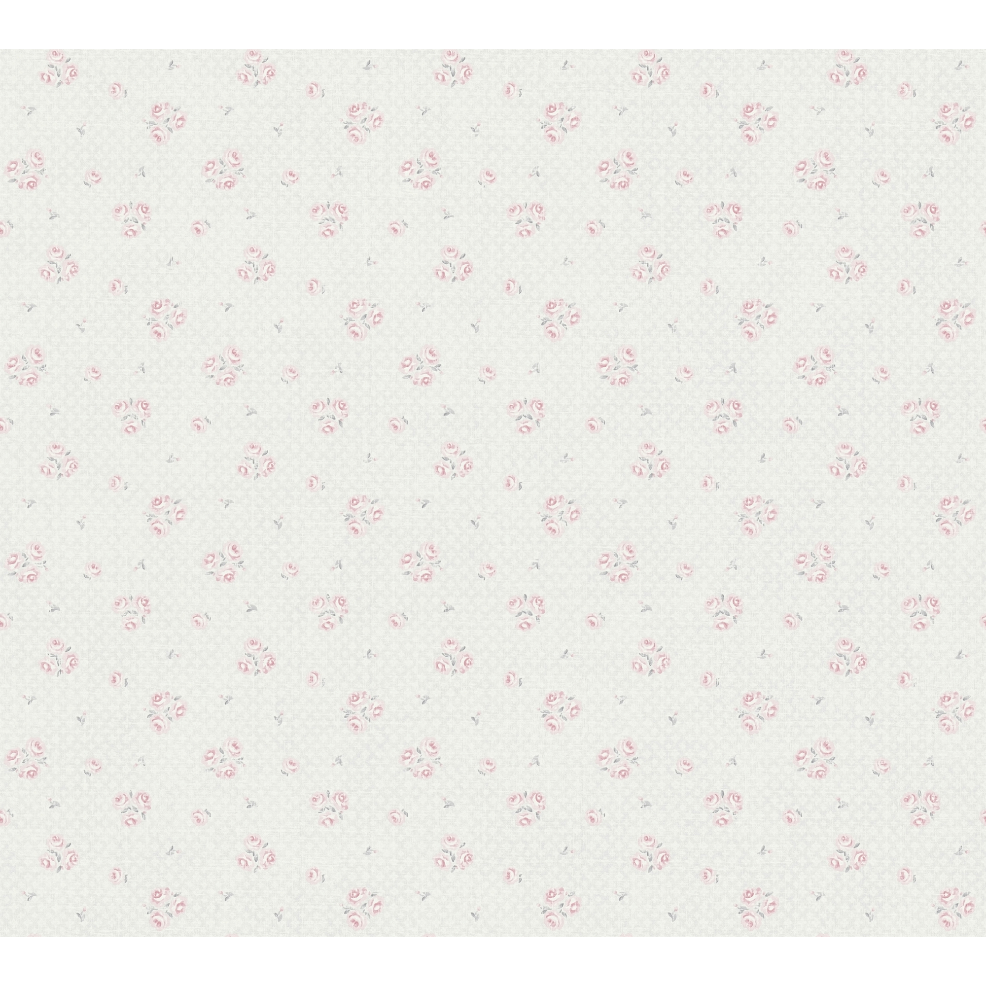 Vliestapete 'Maison Charme' Vintage Rosenmuster creme/rosa 10,05 x 0,53 m + product picture