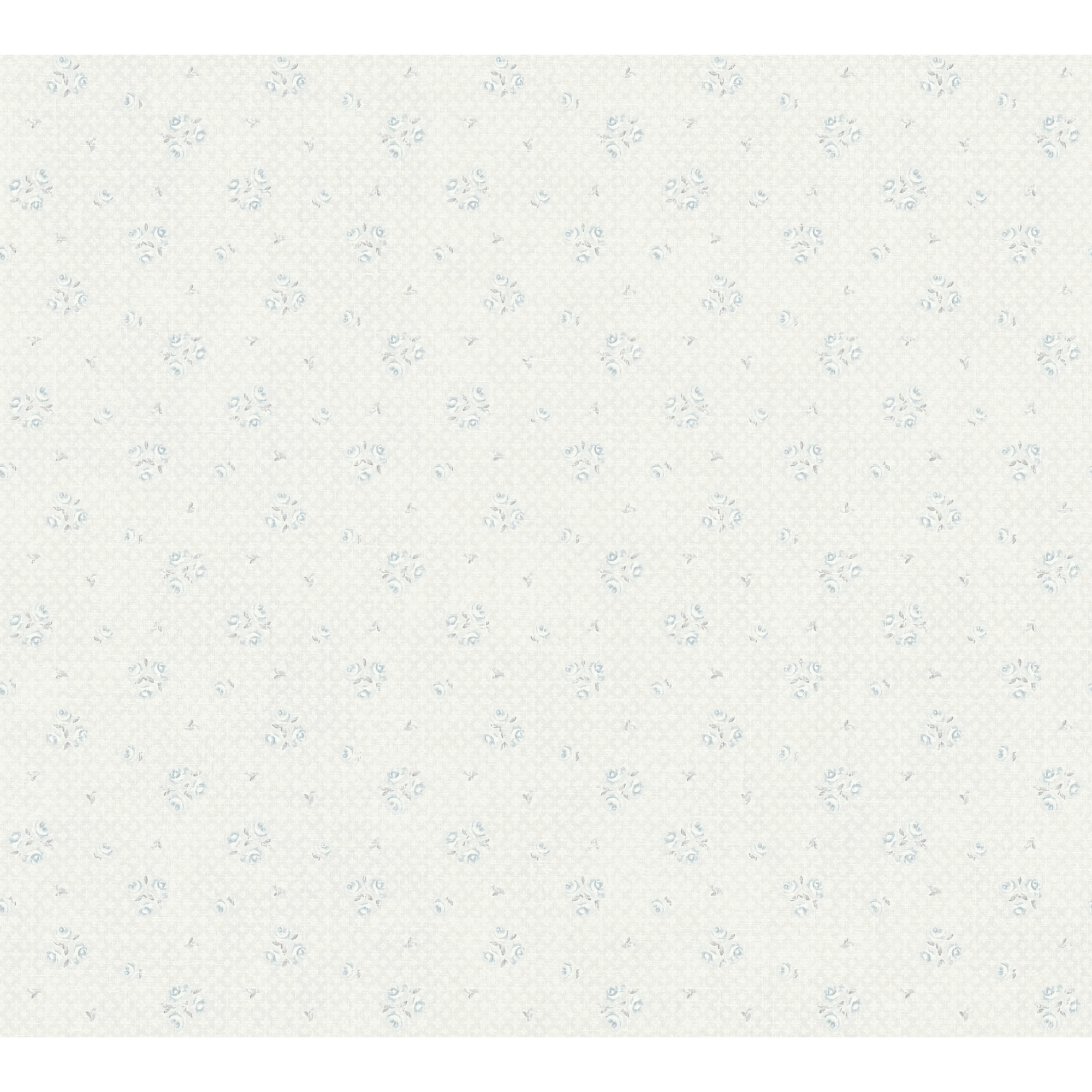 Vliestapete 'Maison Charme' Vintage Rosenmuster grau/blau 10,05 x 0,53 m + product picture