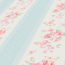 Vliestapete 'Maison Charme' florale Streifen blau/rosa 0,53 x 10,05 m