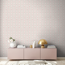 Vliestapete 'Maison Charme' florale Streifen beige/rosa 0,53 x 10,05 m