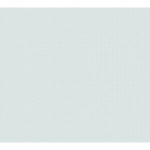 Vliestapete 'Maison Charme' Pünktchen hellblau/weiß 0,53 x 10,05 m