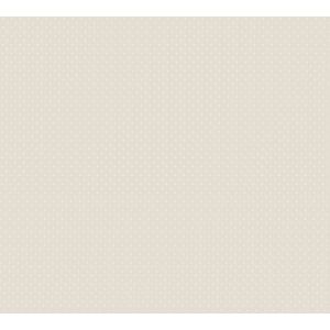 Vliestapete 'Maison Charme' Pünktchen beige creme/weiß 0,53 x 10,05 m