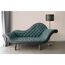 Gepolsterte Chaiselongue mit Stehlampe