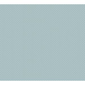 Vliestapete 'Maison Charme' Pünktchen blau/weiß 0,53 x 10,05 m