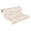 Vliestapete 'Maison Charme' Blumenranke creme/blau/rosa 0,53 x 10,05 m