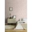 Schlafzimmer mit Blumentapete