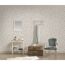 Tapete mit Blumenmuster an der Wand