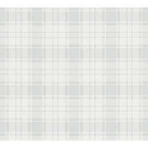 Vliestapete 'Maison Charme' Karos Landhausstil blau/grau 0,53 x 10,05 m
