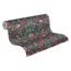 Vliestapete 'Maison Charme' opulentes Blumenmuster schwarz/pink 0,53 x 10,05 m