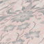 Vliestapete 'Maison Charme' opulentes Blumenmuster rosa/grau 0,53 x 10,05 m