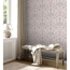 Vliestapete 'Maison Charme' opulentes Blumenmuster rosa/grau 0,53 x 10,05 m