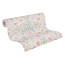 Vliestapete 'Maison Charme' opulentes Blumenmuster blau/rosa 0,53 x 10,05 m