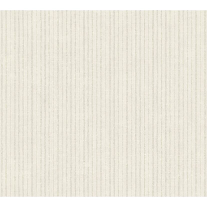 Beige Vliestapete mit Streifenmuster