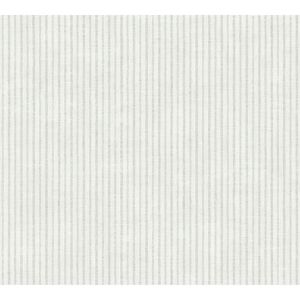 Vliestapete 'Maison Charme' feine Streifen creme/grau 0,53 x 10,05 m
