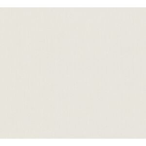 Vliestapete 'Maison Charme' Uni Leinenoptik creme/grau 0,53 x 10,05 m